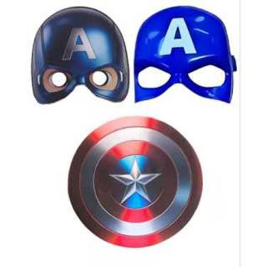 Imagem de Kit 2 Máscaras + Escudo De E.v.a Do América Envio Já ! - SGB MODAS