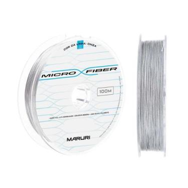 Imagem de Linha Multifilamento Micro Fiber Cinza 100m - Maruri 0,08mm