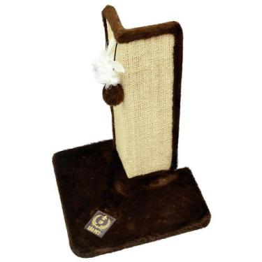 Imagem de Arranhador Protetor Canto De Movéis São Pet - Marrom - SAO PET