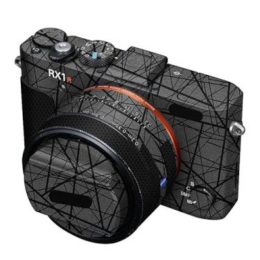 Imagem de RX1RM2 Película adesiva antirriscos para câmera mirrorless para Sony RX1R Mark II Vinil Wrap Body Protective Sticker Coat (cinza cruzado)