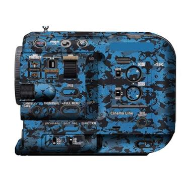 Imagem de Adesivo de capa de câmera para Sony FX6 protetor de câmera película protetora anti-arranhões decoração FX 6 (azul cavaleiro)