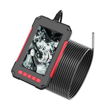 Imagem de MERIGLARE Câmera de Inspeção Industrial IP67 com Cabo Rígido para Boroscópios de Tubulações, fio duro de 3,9 mm 10 m