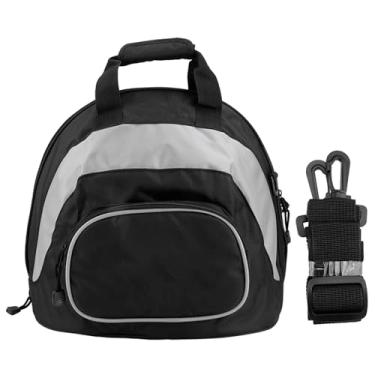 Imagem de QANYEGN Bolsa de capacete, mochila de armazenamento de capacete de motocicletas de tecidos Oxford, mochila de saco de ombro para motocicletas para viagem de pilotagem
