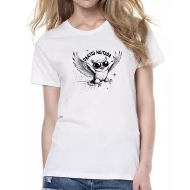 Imagem de Camiseta Baby Look Partiu Noitada Coruja - Alearts, G