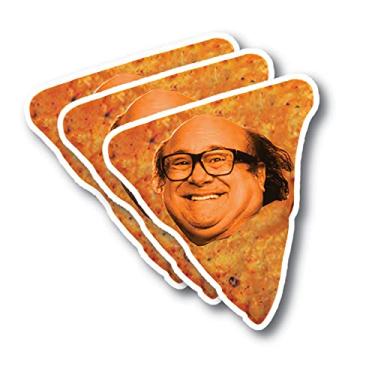 Imagem de (3 Pack) Danny Dorito Vinyl Sticker Decal - 4" x 3.4" - Funny Bumper Sticker - for Car, Truck, Laptop, Phone - Made in USA