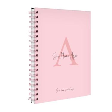 Imagem de Agenda 2026 Planner Semanal Personalizada Moderna Letra Cores Rosa Claro