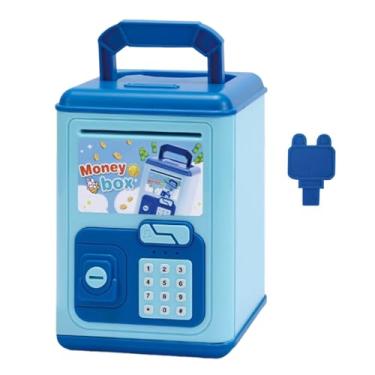 Imagem de Cofre Para Crianças | Caixa Eletrônica para Moedas,Banco Musical Presente Para Meninos e Meninas 5-10 Anos Natal Aniversário Páscoa Casa e Exterior Viagens Acampamento Avião