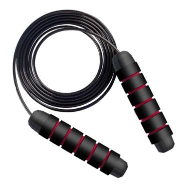 Imagem de Corda de Pular Speed Rope profissional Cross com Rolamento Cabo de Aço Premium Rubber Fit