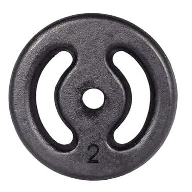 Imagem de Anilha Pintada Peso Academia Musculação 2 Kg