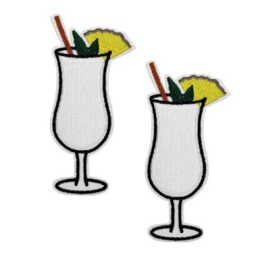 Imagem de Pina Colada de 7,5 cm com apliques bordados a ferro