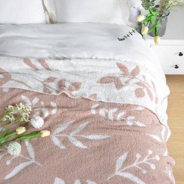 Imagem de Cobertor de primavera macio e aconchegante para cama, sofá, leve, respirável, elegante, sazonal, decoração de casa, cobertor rosa empoeirado, 127 x 152 cm