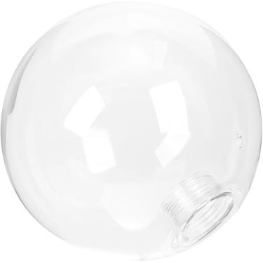 Imagem de IbErsa Globo de vidro de substituição de abajur transparente redondo G9 12 cm bola esférica para luminárias arandelas de parede pingente de lustre, transparente