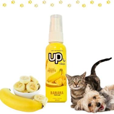 Imagem de Perfume Up Clean Tropical Fruits Cachorro Cão Gato Pet 60ml, Banana
