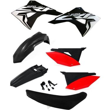 Imagem de Kit Plástico Biker Next Crf 230 Adesivos E Banco Avtec