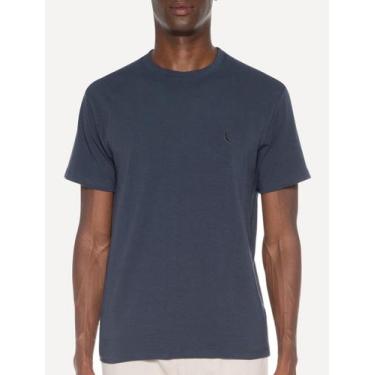 Imagem de Camiseta Reserva Masculina Super Slim C-Neck Azul Marinho, M/M