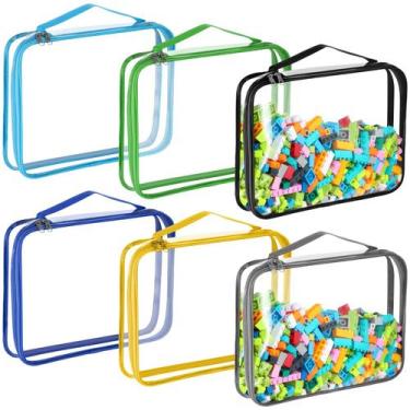 Imagem de Sacos de armazenamento de brinquedos Sanwuta, 6 pacotes, sacos organiz