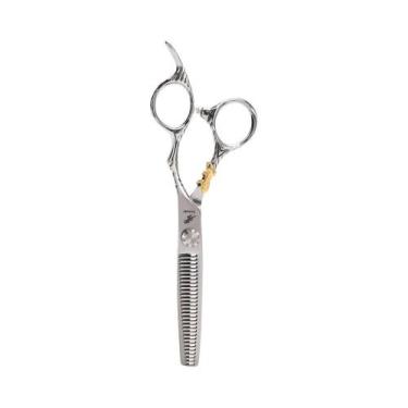 Imagem de Tesoura De Cabelo De 6 Polegadas Para Mão Direita, Lâminas Afiadas De 
