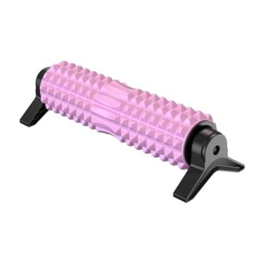 Imagem de Generic Rolo de espuma com suporte para massagem EVA, equipamento profissional para massagem muscular, rolo de para pernas, costas e academia, Rosa