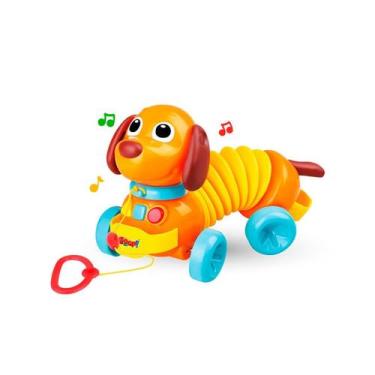 Imagem de Cãozinho Totó Sanfona Musical Zoop Toys Brinquedo Bebê