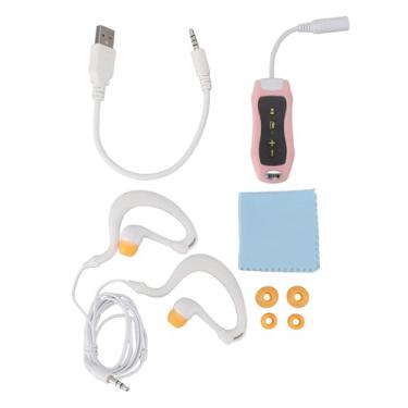 Imagem de IPX8 MP3 Player à Prova D'água para Natação de Mergulho, Reprodução de Música Recarregável Durável Com Fones de Ouvido para Esportes Ao Ar Livre (8 GB)