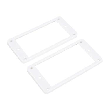 Imagem de Banworks Anéis Humbucker de plástico inclinado superior plano captador Humbucker 4,5 x 6 mm moldura de captador de guitarra para guitarras elétricas Epiphone Les Paul estilo LP pacote com 2 JT/SYQG-22