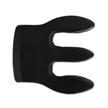 Imagem de Fenteer Abafador de cordas profissional para surdina de violino, 3 pontas, baixo ruído, instalação simples, surdina para prática de violino, Preto