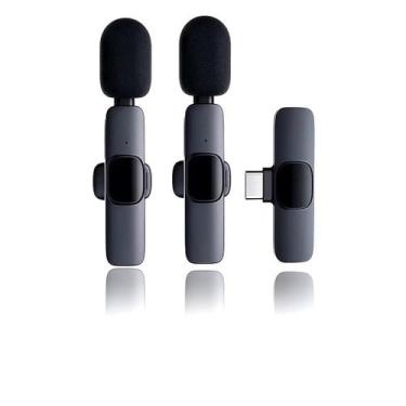 Imagem de Microfone Lapela M2 Duo K9 Sem Fio Tipo C Preto - Magalu - JTdrop RJ