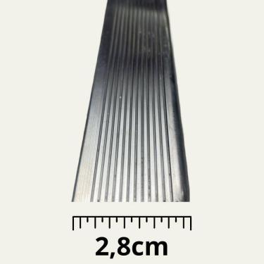 Imagem de Perfil Aluminio Soleira Para Piso Barra 1 Metro - Natural