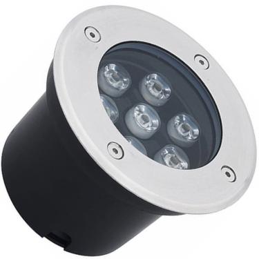 Imagem de Spot LED de Embutir para Solo Redondo Bivolt Verde 7 Watts - 9727 - GAYA