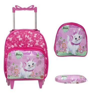 Imagem de Mochila Infantil Feminina Gata Marie Creche Envio Imediato - TOYS 2U
