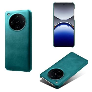 Imagem de Capa para OPPO Find X8 Pro 5G,Proteção contra quedas,Casca de volta de cor sólida simples,Design de couro de imitação de plástico-Green