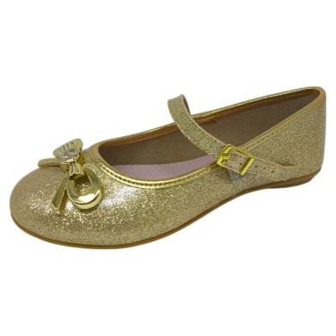 Imagem de Sapatilha Infantil Menina Tira Regulável Elegante Molekinha