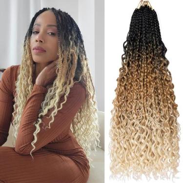 Imagem de Crochet Hair Beverlee Boho Box Braids 24 polegadas, 8 pacotes