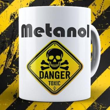 Imagem de Metanol Caneca Com Logo de Perigo - Sublime Presentes