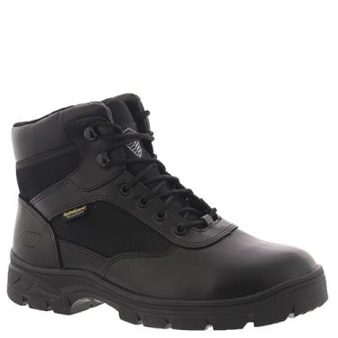Imagem de Skechers Bota tática e militar masculina Wascana-Benen, Preto, 9.5