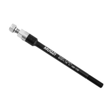 Imagem de oshhni Adaptador de eixo passante para engate de reboque de bicicleta Eixo passante de 12 mm para engates de reboque de bicicleta, M12x1.75