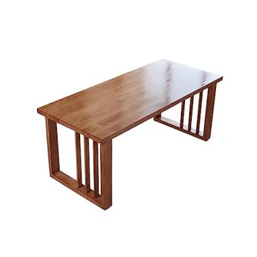 Imagem de Mesa de computador para escritório em casa toda de madeira maciça mesa de PC simples e moderna mesa de escritório mesa de escritório mesa de escritório grande mesa de estudo mesa de escritório mesa de