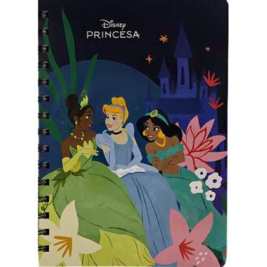 Imagem de Caderno Capa Dura Princesas Disney 20cm A5 80 Folhas - Culturama