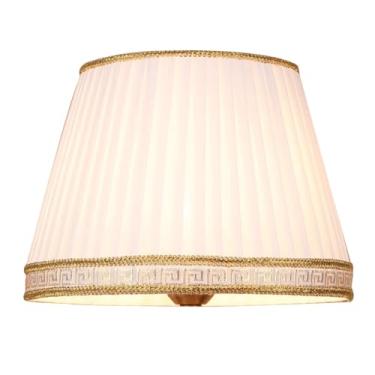 Imagem de lamp shades Abajur plissado de tecido feito à mão, luminária de mesa, piso, capa de reposição em formato de leque, 7,87" superior x 11,81" inferior 8,66"(Figure8)