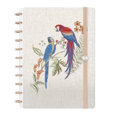 Imagem de Caderno Iscool Disc Inteligente 80 Folhas Entrepontos Araras Grande G