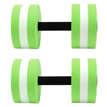 Imagem de ZJchao Equipamento de Aeróbica de água, Halteres de água Halteres de Nadar de Espuma Piscina Equipamentos de Fitness para Perda de Peso (verde)
