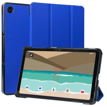 Imagem de DMLuna Capa para T-Mobile Revvl Tab 2 25.7 cm (modelo: 9185W, versão 2025), capa magnética ultrafina e leve com suporte triplo (NÃO SERVE PARA REVVL TAB 5G 26.3 cm 2023), azul royal