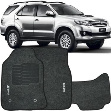 Imagem de Tapete Carpete Sw4 2006 à 2015 Logo Bordado Jogo 3 Peças Personalizado