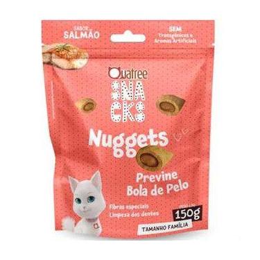 Imagem de kIT Petisco Snack Quatree Gatos Nuggets Bola de Pelo 150 gr, 01un salm