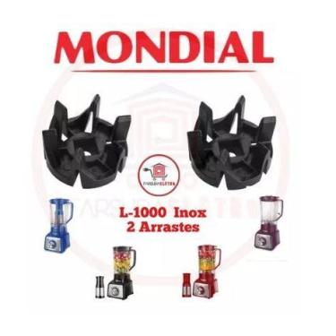 Imagem de Arraste Copo Liquidificador Mondial L-99 L-850 L-900 L-1000 L-1200 KIT