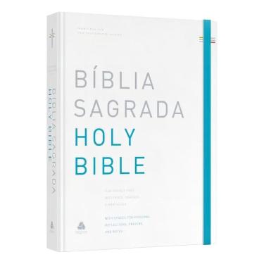 Imagem de Bíblia Sagrada Holy Biblie - Bilíngue - Português e Inglês - Peace