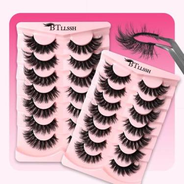 Imagem de Cílios postiços BTLLSSH Wispy Lashes Natural Look 14 pares
