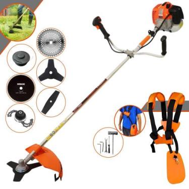 Imagem de Roçadeira Vulcan VR620H À Gasolina Motor 2T 62cc 3HP Alta Rotação e Pe