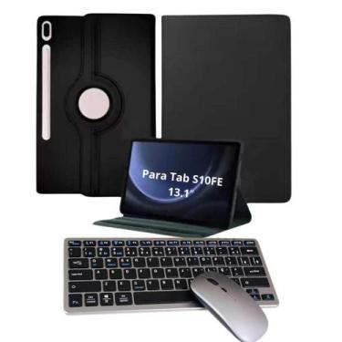 Imagem de Capa Giratória + Teclado e Mouse para Tablet Samsung Galaxy S10 FE 13.