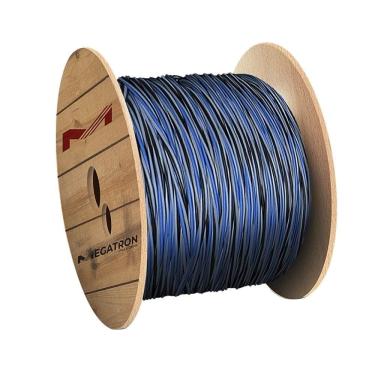 Imagem de Cabo Alumínio Triplex Megatron 25mmx100m Bobina Neutro Isolado Preto/Cinza/Azul